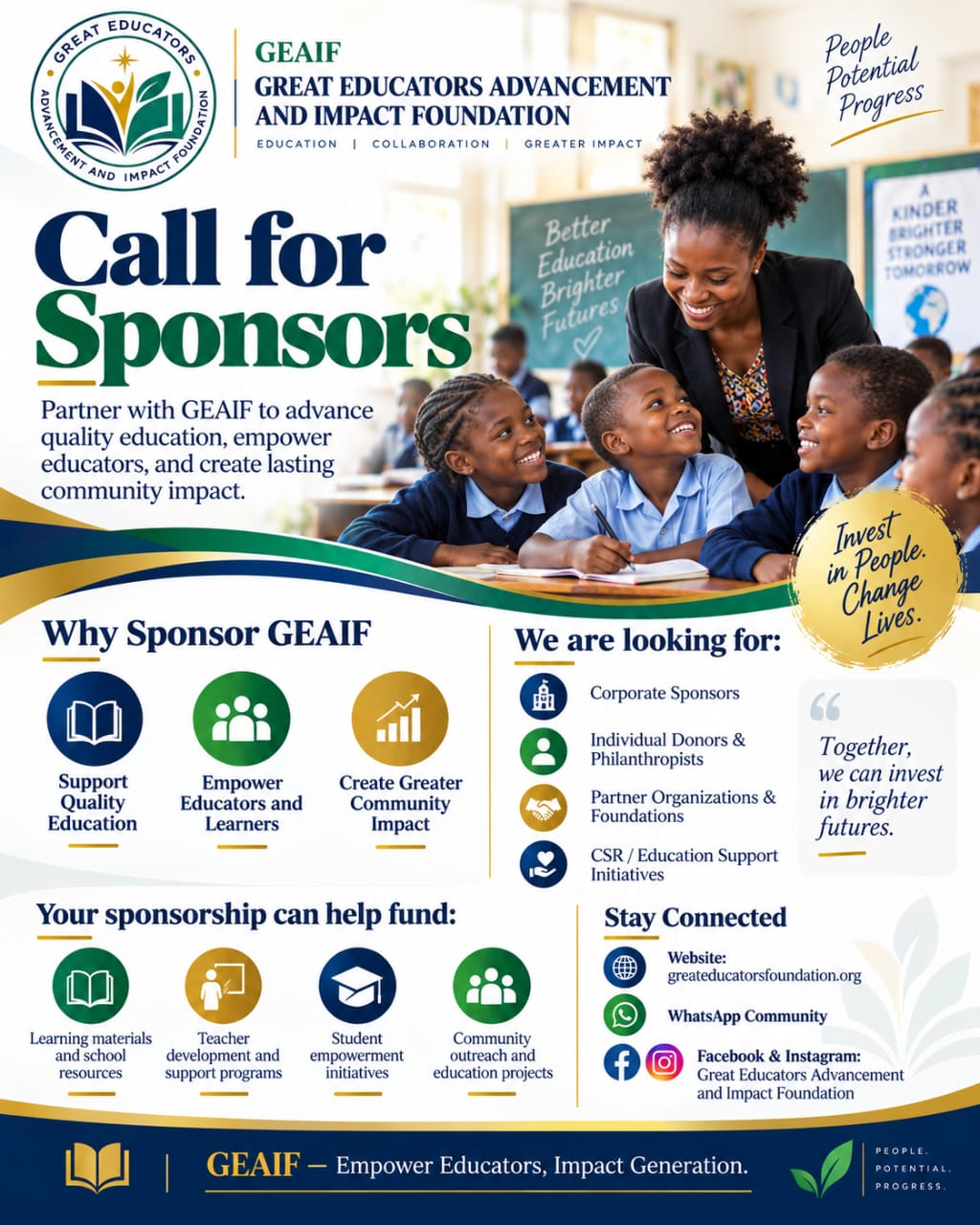GEAIF call for sponsors partnership campaign