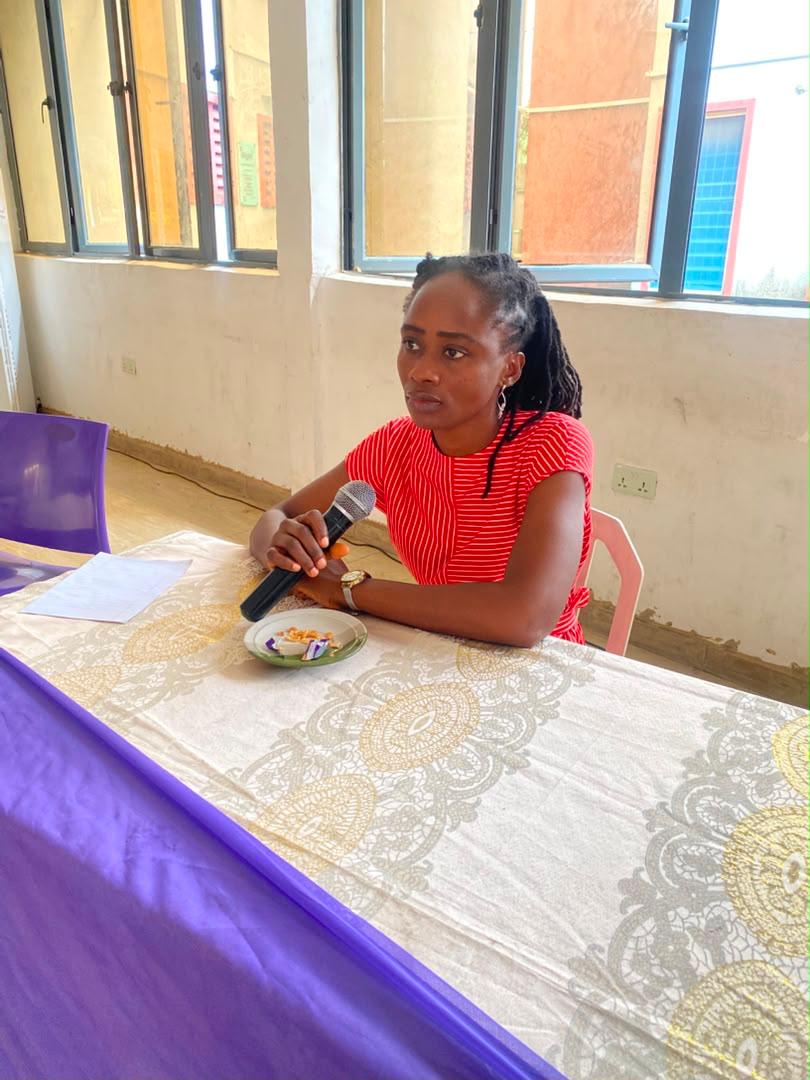 A GEAIF facilitator speaking during an educator event